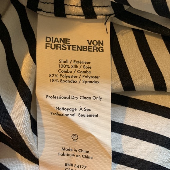 Silk off the shoulder DVF blouse - Picture 5 of 5